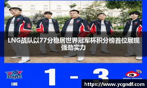 LNG战队以77分稳居世界冠军杯积分榜首位展现强劲实力