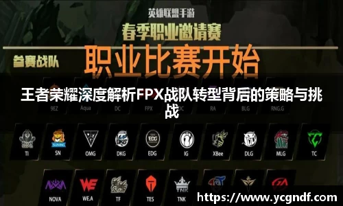 王者荣耀深度解析FPX战队转型背后的策略与挑战