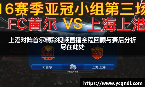 上港对阵首尔精彩视频直播全程回顾与赛后分析尽在此处